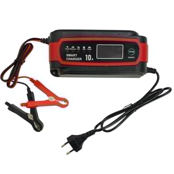 Intelligens automata akkumulátor töltő 12-24V 10A